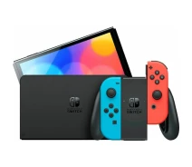Придбати - ігрову консоль  Ігрова приставка Nintendo Switch OLED with Neon Blue та Neon Red Joy-Con (045496453442) (252180)
