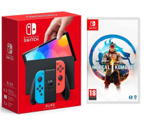Придбати - ігрову консоль  Nintendo Switch (OLED model) Neon Red/Neon Blue set + Mortal Kombat 1