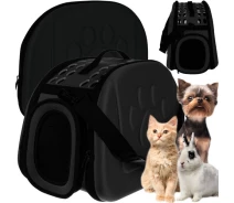 Придбати - переноску  Сумка транспортер перенесення для тварин кролів собак кішок собак до 6 кг 43x32x27 см (474896-Prob) Чорна