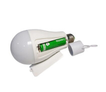 Придбати - LED-лампу  Лампочка акумуляторна 18650 BL FA-3915 8441 у патрон E27 White (019989)