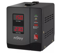 Придбати - стабілізатор напруги  Стабілізатор NJOY Alvis 2000 (AVRL-20002AL-CS01B) AVR, 2 розетки