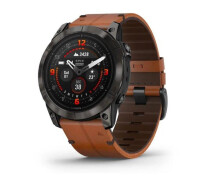 Придбати - смарт-годинник  Смарт-годинник Garmin Epix Pro 2 Sapphire 51mm Carbon G. DLC Tit. with Chestnut L. Band (010-02804-30) (251531)