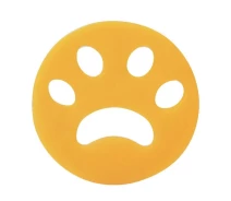 Придбати - средство по уходу за животными  Лапка силіконова для видалення вовни та інших забруднень з одягом та меблями D70x5 мм - 1шт. помаранчева (23212354)