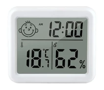 Придбати - кімнатний термометр  Термогігрометр з рівнями комфорту U&P HCX-0813 White (SWE-HCX0813-WE)