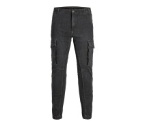 Придбати - чоловічі джинси  Джинси JJIPAUL JJFLAKE AKM 268 STS 12188005 Black Denim Jack & Jones 30/34 Чорний