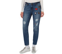 Придбати - чоловічі джинси  Джинси Liv boyfriend with patches 620545900711052 Tom Tailor 26/34 Денім
