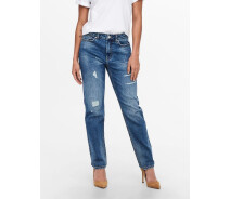 Придбати - жіночі джинси  Джинси ONLEMILY HW ST ANK DEST DNM MAS025 15235729-Dark Medium Blue Denim ONLY 30/32 Синій