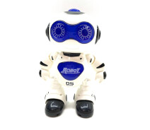Придбати - радіокеровану модель  Робот на радіокеруванні Dance Robot танцює мелодії Біло-Синій (606-1)