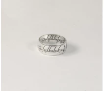 Придбати - срібне кільце  Кільце всевладдя Maxi Silver 3914 SE, розмір 19.5