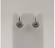 Придбати - срібну сережку  Сережки квіточку Maxi Silver 7940