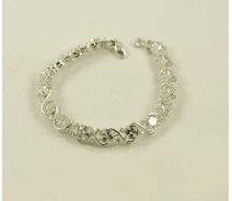 Придбати - браслет  Ексклюзивний регульований браслет Maxi Silver 8809