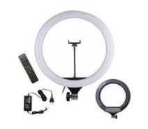 Придбати - кільцеве світло  Кільцева LED-лампа для студійного освітлення LED лампа RL-14 Soft Ring з пультом для фото та відео (12249)