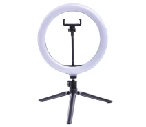 Придбати - кільцеве світло  Світлодіодна лампа 26 см для блогера на тринозі (11355)