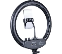 Придбати - кільцеве світло  Кільцева LED лампа LUMERTY Slim (35см - 45w) / світлодіодне кільце на штативі з кріпленням для телефону - для фото/ видео, селфі