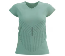 Придбати - жіночу футболку  Спортивна жіноча футболка Compressport Performance SS Tshirt W, Creme De Menthe/Papaya Punch, M