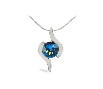 Придбати - підвіску біжутерію  Кулон з ланцюжком з кристалом Swarovski (1626467)