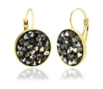 Придбати - сережку біжутерію  Сережки з кристалами Swarovski в позолоті (1625540)