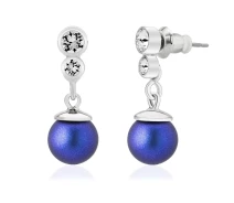 Придбати - сережку біжутерію  Сережки з кристалами Swarovski і мистецтв. перлами (1625550)