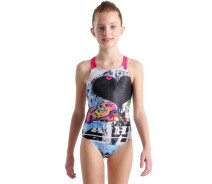 Придбати - дитячий спортивний купальник  Купальник дитячий GIRL'S SWIMSUIT V BACK PLACEMENT Arena (005079-590) 12