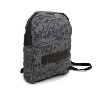 Придбати - рюкзак  Тканинний Синій Рюкзак SF В Візерунок З Коричневими Вставками Smr-22060