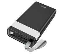 Придбати - універсальну мобільну батарею  Повербанк Hoco J73 30000mAh з ліхтариком Чорний