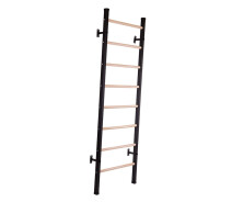 Придбати - Шведські стінки  Шведська стінка-стійка Fitness Wood L-6789 Чорно-коричневий (58508154)