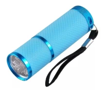 Придбати - лампу для манікюру  УФ ліхтарик для сушіння гель лаку нігтів для манікюру та педикюру на батарейках Блакитний (12783)