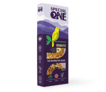 Придбати - ласощі для птаха  Пончики Special One Смородина ехінацея виноград для декоративних птахів 60 г 3 шт (4823082425181)