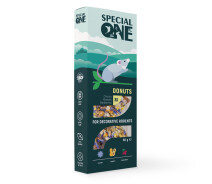Придбати - ласощі для гризуна  Пончики Special One Цикорій арахіс барбарис для декоративних гризунів 60г 3 шт (4823082425228)