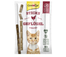 Придбати - ласощі для птаха  М'ясні палички Gimborn GimCat М'ясо птиці grain-free 4 шт (4002064420806/4002064420868)