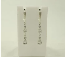 Придбати - срібну сережку  Сережки довгі з Maxi Silver 8617