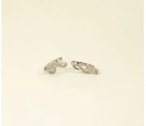 Придбати - срібну сережку  Сережки скрипковий ключ Maxi Silver 8748