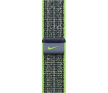 Придбати - аксессуар до смарт-годинниа  Ремінець Apple Nike Sport Loop для Apple Watch 45mm Bright Green/Blue (MTL43ZM/A)