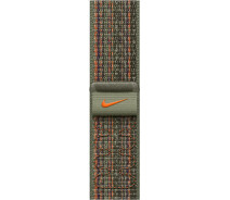 Придбати - аксессуар до смарт-годинниа  Ремінець Apple Nike Sport Loop для Apple Watch 41mm Sequoia/Orange (MTL33ZM/A)