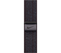 Придбати - аксессуар до смарт-годинниа  Ремінець Apple Nike Sport Loop для Apple Watch 41mm Black/Blue (MUJV3ZM/A)