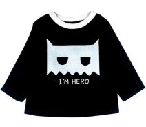Придбати - дитячий реглан і лонгслів  Реглан MISHKA Little stars I am hero чорний 80 (1071437-80)
