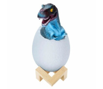 Придбати - нічник  Дитячий нічник Динозавр SUNROZ Dino-Egg на підставці, акумуляторний, 16 кольорів світіння, світильник іграшка з пультом