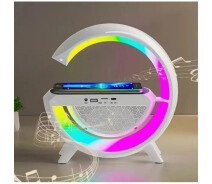 Придбати - нічник  Настільна лампа з бездротовою зарядкою G-Smart Light Sound Machine нічник лампа з будильником і Bluetooth колонкою 4h5RtVKy83
