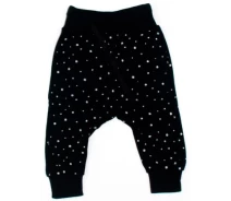 Придбати - штани для малюків  Штанці MISHKA Little stars чорні з чорними манжетами 68 (1482-68)