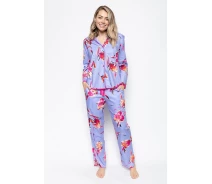 Придбати - жіночу піжаму  Піжама жіноча Cyberjammies Carrie 9050-9051 10/S Бузковий з квітковим принтом (5051877379947)