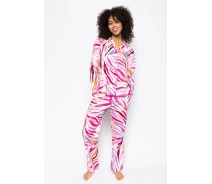 Придбати - жіночу піжаму  Піжама жіноча Cyberjammies Carrie 9054-9055 18/2XL Рожевий з абстрактним принтом (5051877380301)