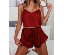Придбати - жіночу піжаму  Жіноча піжама Sylvia Fashions L-XL (50-52) бордовий (11/42-со)