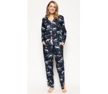 Придбати - жіночу піжаму  Піжама жіноча Cyberjammies Verity 9358-9359 22/4XL Синій з принтом коня (5051877405561)