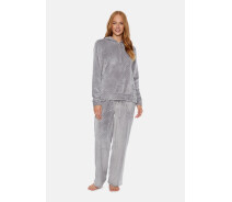 Придбати - жіночу піжаму  Піжама жіноча Pretty You London Chevron-Grey 2XL-3XL Сірий (5056372016328)