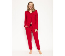 Придбати - жіночу піжаму  Піжама жіноча Cyberjammies Windsor 9447-9448 18/2XL Червоний (5051877423893)