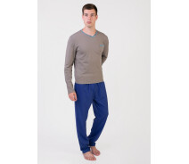 Придбати - чоловічу піжаму  Піжама чоловіча Homewear MAD 36398 XL Grey Mix (3700465536938)