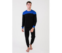 Придбати - чоловічу піжаму  Піжама чоловіча Homewear MAD 36384 XXL Noir/marine (3700465536843)