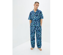 Придбати - чоловічу піжаму  Піжама чоловіча Cyberjammies Elliot 6562-6563 L Surfboard Print (5051877349865)