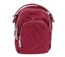 Придбати - жіночу сумку  Сумочка Luxury Leather Accessories із водонепроникного текстилю,33616.червона