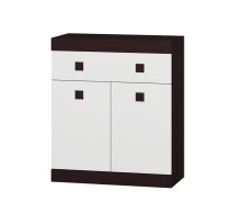 Придбати - комод  Комод з дверима та ящиком Еверест Соната-4 венге + білий